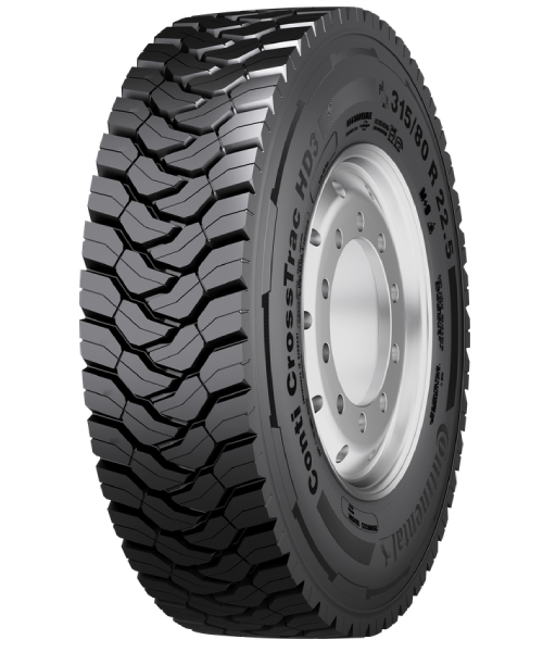 Guma 315/80R22.5 ContiCrossTrac HD3 156/150K 3PMSF