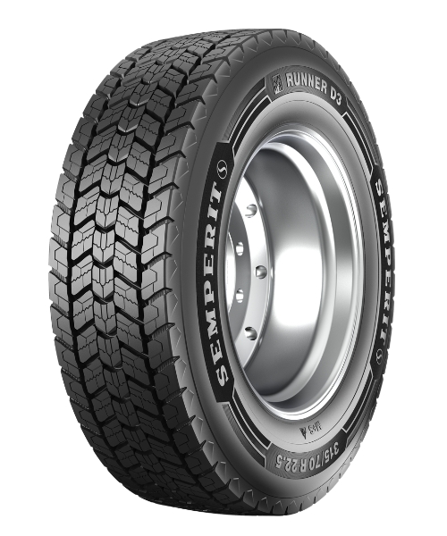 Guma 315/70R22.5 SEMPERIT RUNNER D3 154/150L M+S 3PMSF